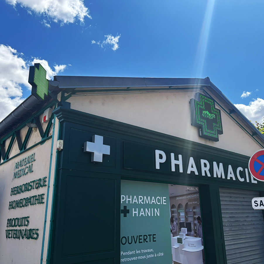 PHARMACIE HANIN ● 1 croix SUPERSTARLIGHT ● 1 croix DEMO 500